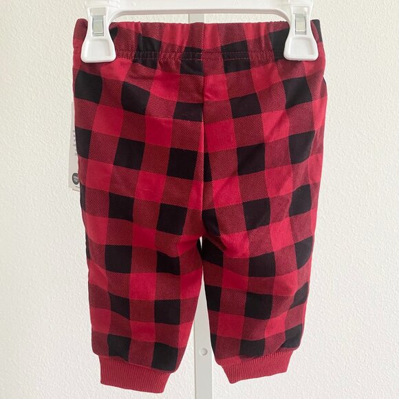 First Impressions Baby Boys Plaid Jogger Pants Size 3-6 Months Pull-On Styling - Picture 3 of 3